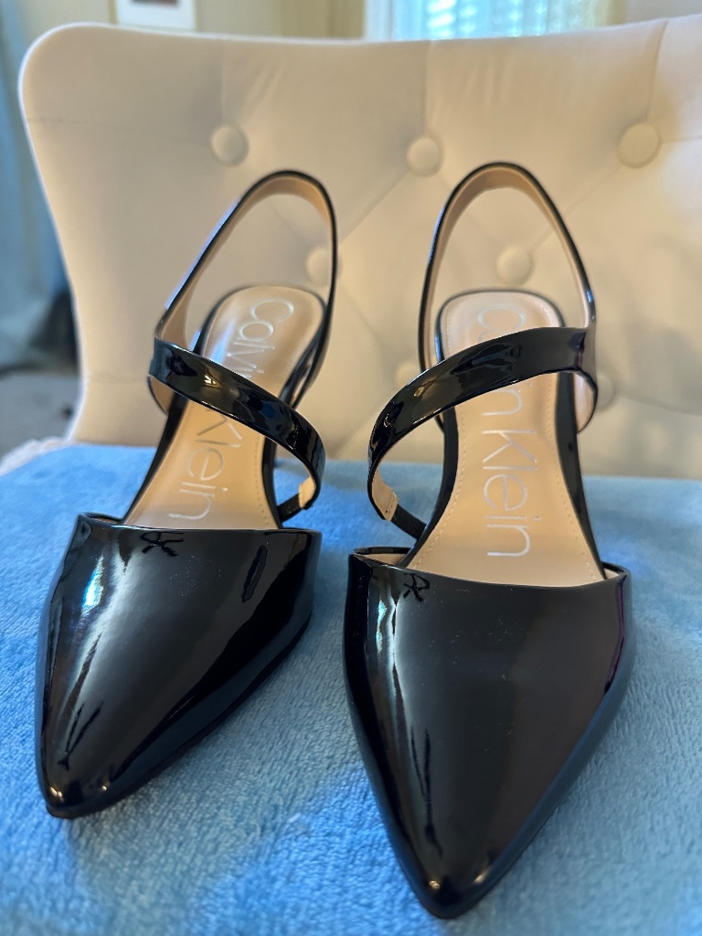 Calvin Klein slingback pumps